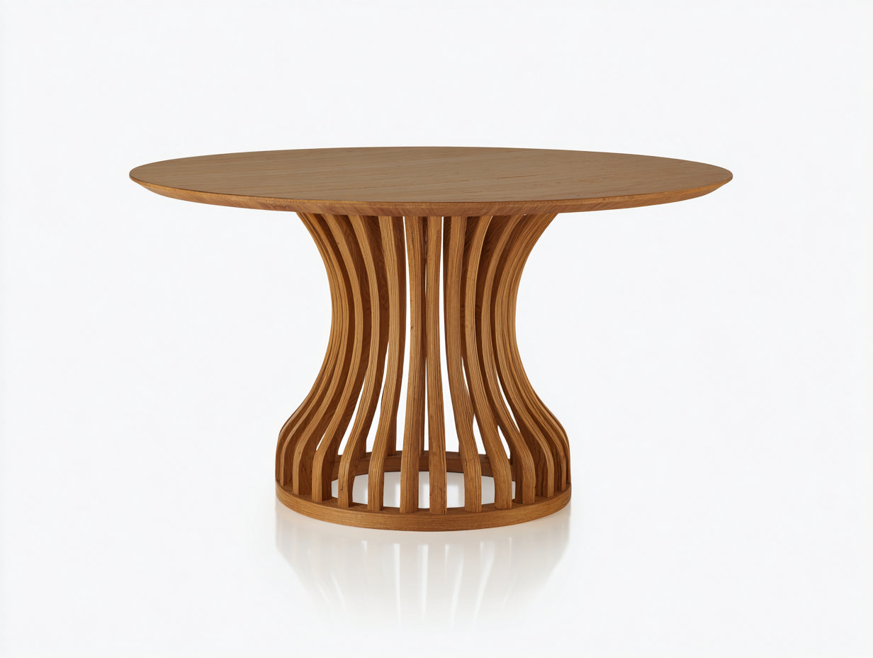 Tavolo da giardino - legno - 120x120x75 cm - miele dorato - moderno