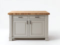 Credenza - legno - 120x50x90 cm - beige grigio-rovere naturale - classico elegante