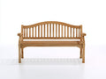 Panche da giardino - legno - 155x62x92 cm - marrone chiaro - classico