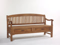 Panche da giardino - legno - 168x60x92 cm - Marrone - stile classico